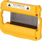 6x Zebra thermal transfer ribbon, 3300, wax/resin, cartridge - Thermal transfer ribbon, 3300, wax/resin, Roll-width: 110 mm, Length: 74 m, Colour: Black, fits for: Zebra cartridge printers (ZD420c, ZD421c)