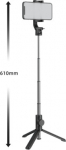 Swissten Bluetooth Selfie Stick Aluminum Tripod For Mobile Phones and GoPro With Remote Control