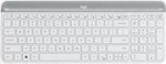 Log Logitech Slim Wireless Combo MK470 - Keyboard and mouse set - wirelessly - 2.4 GHz - French - Off-White
