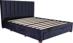 Bed GRACE 160x200cm, blue