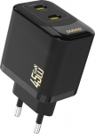 Dudao A28PEU Adapter 45Watt 2xUSB-C Sort