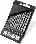 Graphite Drills for metal HSS-G, 2 - 8 mm, zestaw 13 szt