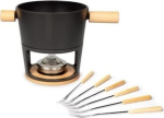 St&ouml;ckli Cheese Fondue Set Titlis Big 3.2l black