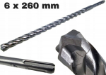 AWTools Drill AWTOOLS DRILL SDS PLUS 6x 260mm QUADRO XTREME BLACK LINE