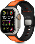 Tech-Protect kellarihm IconBand Line Apple Watch 44/45/46/49mm, must/oranž