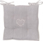 TODAY Quilted chair cushion CONSTANCE, tied, 40 x 40 cm