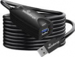 MediaRange Aktives USB-Verl&auml;ngerungskabel, USB 3.0, 5m, sw