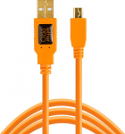 Tether Tools TetherPro USB 2.0 A/MiniB 5 Pin 4.6m orange