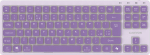CANYON Keyboard OnType 10 Low Profile EN Wired Violet