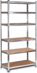 AWTools AWTOOLS BOOKSHELF 6 SHELVES 200x90x50 LOAD CAPACITY 300kg / 6.0mm - WCISKANY SZYBKI MONTAŻ