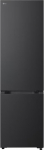 LG Refrigerator | GBBS322CEV | Energy efficiency class C | Free standing | Combi | Height 203 cm | Fridge net capacity 262 L | Freezer net capacity 113 L | Display | 34 dB | Black