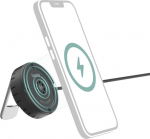 Juhtmevaba nutitelefoni laadija Hama Qi2 25W Wireless Fast Charge, kiirlaadija jahutusega must, MagSafe