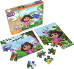 ''Spin Master Toys Far East'' Spin Master Dora: Board Games - 3 Wood Puzzles (6071059)