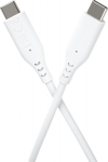 Kabel USB PremiumCord PREMIUMCORD Kabel USB-C on USB-C, 60W, 480Mbps, silicone, white, 1.5m
