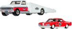 Mattel Hot Wheels Premium: Car Culture Team Transport - '66 Chevrolet Corvair Yenko Stinger & '72 Chevy Ramp Truck Camion A Rampe Vehicles (JHX91)
