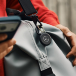 Chipolo LOOP Mercedes &ndash; Rechargeable Bluetooth Tracker with Silicone Loop for iOS & Android, Black