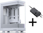Phanteks Evolv X2 Matrix Case bundle, Midi Tower, E-ATX, Tempered Glass + Nxlinq V2 HUB - wei&szlig;
