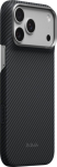 &Uuml;mbris Edge Case, Apple iPhone 18 Pro Max / iPhone 17 Pro Max, must/hall - Classic, &uuml;li&otilde;huke, MagSafe &uuml;hilduv, Pitaka