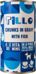TILLO Chunks in gravy Fish - wet dog food - 1250g