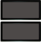 Demciflex Dust Filter Set for DAN Cases A4-SFX, extern - schwarz