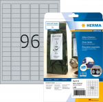 HERMA labels A4 silber 30.5x16.9 mm Foil gloss. 2400 St