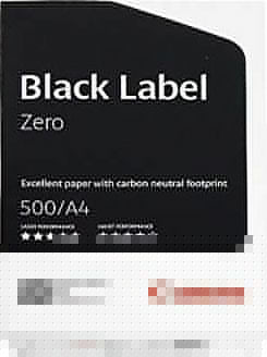 Canon Black Label Zero Paper, A4.500 Blatt 80g Klimaneutral in carton weight 80 g/m&sup2; ISO536 (99840554)