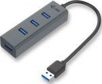 i-tec USB 3.0 Metal 4-port passive HUB USB, 4x port USB 3.0