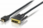 Equip HDMI->DVI-D Bidi. 1920x1200/60Hz St/St 5.00m schwarz Polybeutel