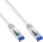 InLine Patchkabel - S/FTP (PiMf) - Cat.6A - halogen free - wei&szlig; - 20m