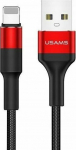 Cable USB Usams USB-A - Lightning 1.2 m Red (SJ220IP02)