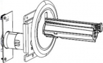 ZEBRA LINER TAKE-UP SPINDLE AND MOTOR, ZT411