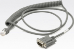 Zebra connection cable, RS-232, Nixdorf - Connection cable, RS-232, Nixdorf Beetle, length: 2.8 m, coiled, 5V direct power, cable code: R08