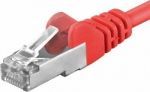 PremiumCord PREMIUMCORD Patch kabel CAT6a S-FTP, RJ45-RJ45, AWG 26/7 1m czerwony