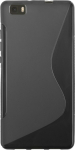 Muu Kaitse&uuml;mbris Huawei P8, kummist, S-disain, must