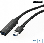 MicroConnect Premium Active USB 3.2 Gen 1, cable, A-A M-F With