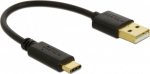 DELOCK USB Charging cable type-A zu USB Type-C 15 cm