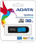 MEMORY DRIVE FLASH USB3 128GB/BLACK AUV128-128G-RBE ADATA