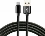 Cable USB EverActive USB-A - Lightning 2 m Czarny (CBB-2IB)