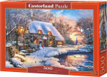 1565 Castorland Puzzle 500 Winter Cottage CASTOR