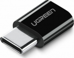 Adapter USB Ugreen USB-C - microUSB Czarny (ugreen_20200302153633)