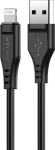 Kabel USB Acefast USB-A - Lightning 1.2 m Czarny (6974316280828)