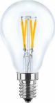 SEGULA LED Tropfenlampe klar E14 3W 2200K dimmbar