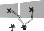 Durable SELECT PLUS - Befestigungskit (Gelenkarm, Clip, Screw) - f&uuml;r 2 LCD-Displays - Kunststoff, Aluminium, Stahl - Silber - screen size: 43.2-81.3 cm (17"-32")