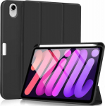 eSTUFF iPad Mini 6 / 7. MIAMI Pencil, Case Black PU leather front