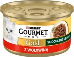 PUI PURINA Gourmet Gold Succulent Delights Beef - wet cat food - 85g