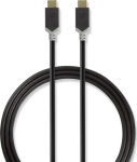 Nedis CCBW64750AT10 - 1 m - USB C - USB C - USB 3.2 Gen 2 (3.1 Gen 2) - 10 Gbit/s - Anthrazit