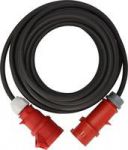 Brennenstuhl 1169390100 - 10 m - Outside - IP44 - Oil resistant - UV-resistant - Schwarz - Rot - 400 V