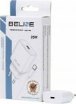 Beline charger Wall charger 25W GaN USB-C + kabel USB-C, White