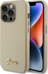 Guess Glitter Glossy Script Back Case for Apple iPhone 15 Pro