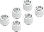 Alphacool Eiszapfen 16/10 mm Anschraubt&uuml;lle G1/4, 6-Pack - wei&szlig;